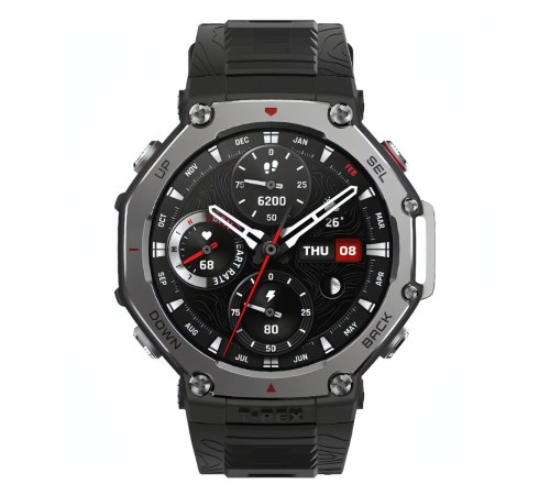Смарт-часы Amazfit T-Rex 3 Onyx: надёжность и стиль в каждой детали