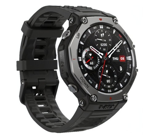 Смарт-часы Amazfit T-Rex 3 Onyx: надёжность и стиль в каждой детали