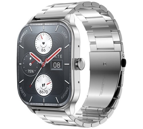 Умные часы Amazfit Pop 3S Metallic Silver: стиль и функциональность в одном устройстве