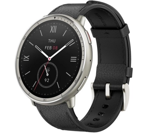 Умные часы Amazfit Active 2 Black Leather (Черный)