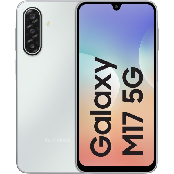 Смартфон Samsung Galaxy M17 5G 6/128 ГБ, Dual nano SIM, Silver