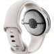 Умные часы Google Pixel Watch 2 LTE в серебристом корпусе и керамической ленте: модель из США