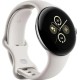 Умные часы Google Pixel Watch 2 LTE в серебристом корпусе и керамической ленте: модель из США