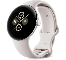 Умные часы Google Pixel Watch 2 LTE Polished Silver Case / Porcelian Band, US