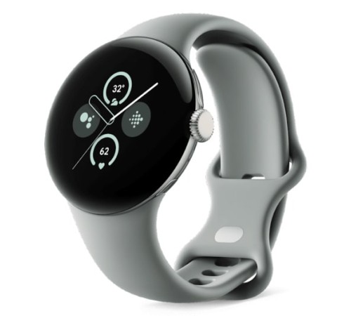 Умные часы Google Pixel Watch 2 LTE в золотом алюминиевом корпусе с ремешком Hazel Active Band