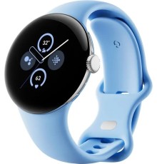Умные часы Google Pixel Watch 2 LTE Polished Silver Case / Bay Band, US 