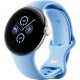 Умные часы Google Pixel Watch 2 LTE в серебристом корпусе и ремешке Bay — модель для США