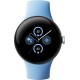 Умные часы Google Pixel Watch 2 LTE в серебристом корпусе и ремешке Bay — модель для США
