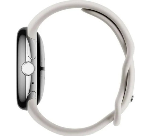 Умные часы Google Pixel Watch 2 LTE в серебристом корпусе и фарфоровой ленте: стиль и функциональность