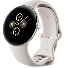 Умные часы Google Pixel Watch 2 LTE Polished Silver Case / Porcelian Band, GB