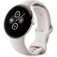 Умные часы Google Pixel Watch 2 LTE в серебристом корпусе и фарфоровой ленте: стиль и функциональность