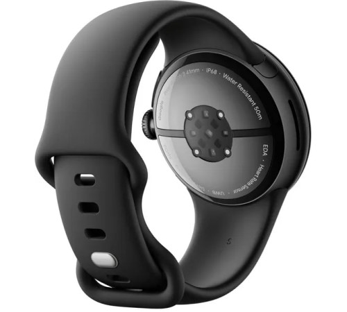 Умные часы Google Pixel Watch 3 41 мм в чёрном матовом корпусе с браслетом Obsidian Active Band (США)