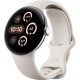 Умные часы Google Pixel Watch 3 41 мм: серебристый корпус и керамическая активная лента