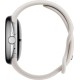 Умные часы Google Pixel Watch 3 41 мм: серебристый корпус и керамическая активная лента