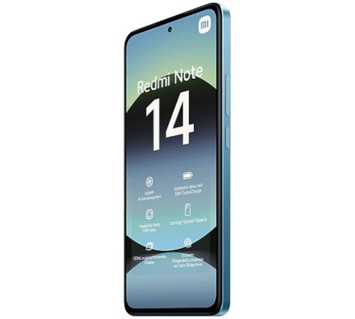 Смартфон Xiaomi Redmi Note 14 8/128 ГБ: мощный выбор в синем цвете с поддержкой 4G и NFC