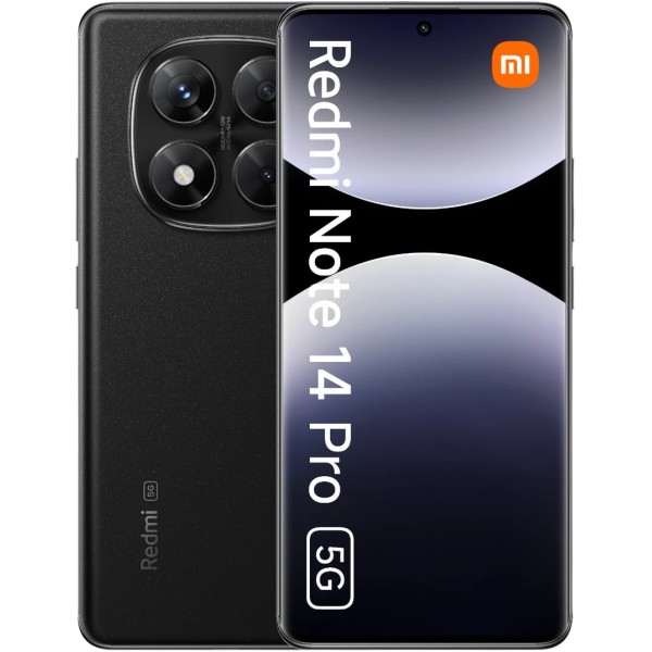 Смартфон Xiaomi Redmi Note 14 Pro 8/256 ГБ EU, 5G, NFC, NanoSIM + nanoSIM/eSIM, черный (slim)
