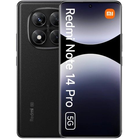 Смартфон Xiaomi Redmi Note 14 Pro 8/256 ГБ RU, 5G, NFC, NanoSIM + nanoSIM/eSIM, черный