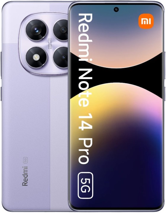 Смартфон Xiaomi Redmi Note 14 Pro 8/256 ГБ RU, 5G, NFC, NanoSIM + nanoSIM/eSIM, фиолетовый
