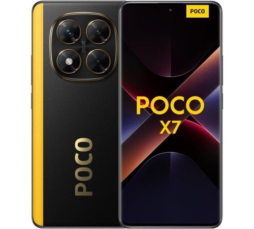 Смартфон Xiaomi POCO X7 5G 8/256 ГБ, EU, Dual nano-SIM — стильный и мощный гаджет в чёрном цвете.