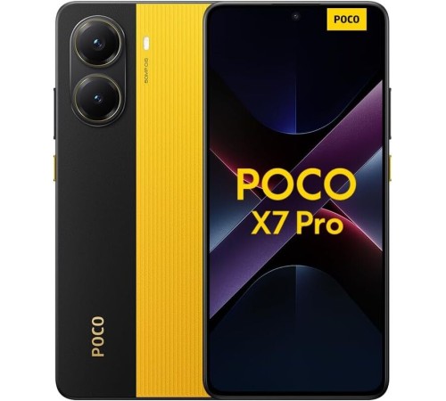 Смартфон Xiaomi POCO X7 Pro 5G 12/512 ГБ, EU, Dual nano-SIM — жёлтый POCO на максимальной скорости.