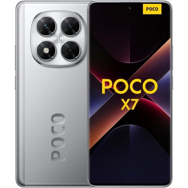 Смартфон Xiaomi POCO X7 5G 12/512ГБ, GB, Dual nano SIM, серебристый (без ЗУ)