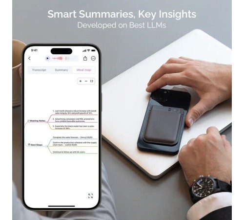 Цифровой диктофон Plaud Note с поддержкой ChatGPT: модель Starlight