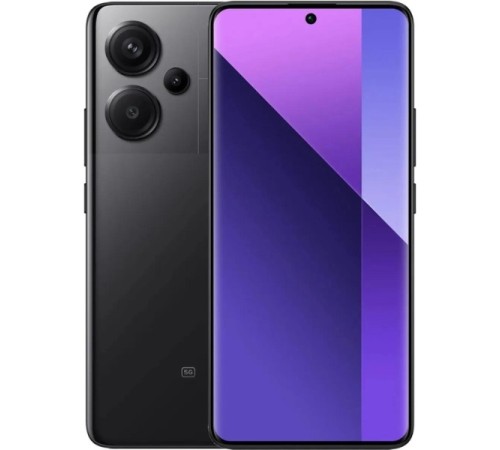 Смартфон Xiaomi Redmi Note 13 Pro Plus 5G 8/256 в цвете Midnight Black — мощный выбор в чёрном цвете.