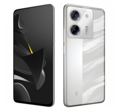 Смартфон POCO M7 Pro 5G 12/512GB Lunar Dust — мощный гаджет в серебристом корпусе