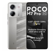 Смартфон POCO M7 Pro 5G 12/512GB Lunar Dust (Серебристый) (без ЗУ)