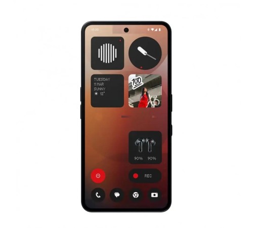 Ничего Phone (3A) 12/256GB — мощный чёрный смартфон по доступной цене