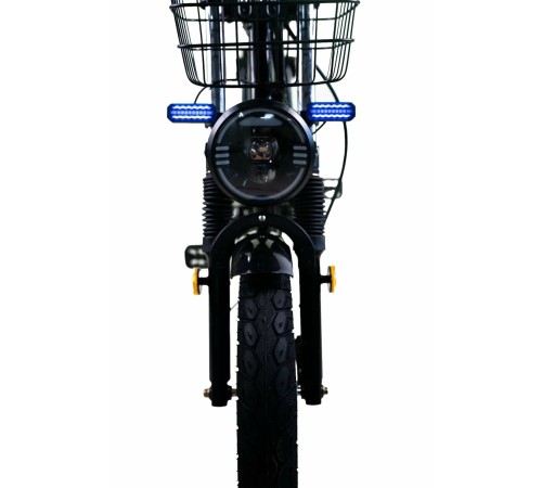 Электровелосипед SAMIK V3 PRO, чёрный/красный