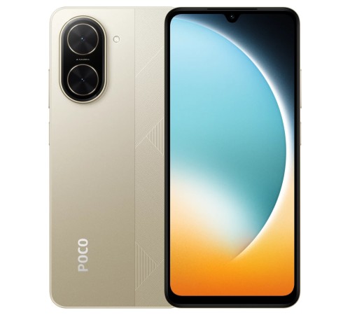Смартфон Poco C71 4/128 Gb RU Gold: мощный и стильный выбор