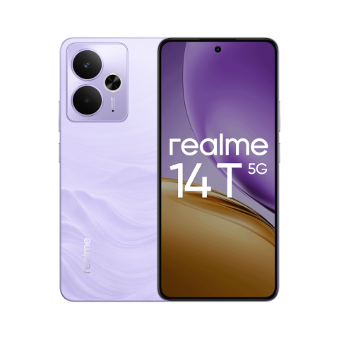 Смартфон Realme 14T 8/256 ГБ, Dual nano SIM, фиолетовый