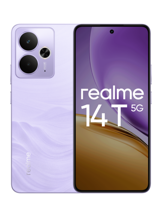 Смартфон Realme 14T 8/256 ГБ, Dual nano SIM, фиолетовый