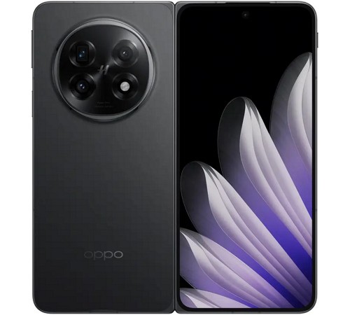 Смартфон Oppo Find N5 16/512Gb Cosmic Black — мощный гаджет в чёрном цвете.