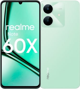 Смартфон Realme Note 60x 4/128GB Dual nanoSIM, RU, зеленый
