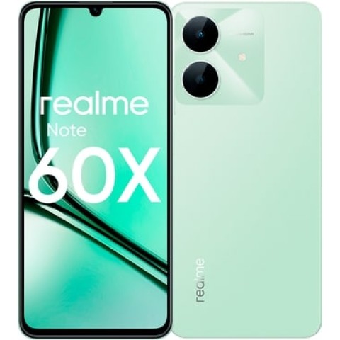 Смартфон Realme Note 60x 4/128GB Dual nanoSIM, RU, зеленый