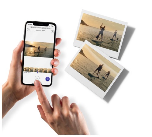 Портативный фотопринтер Fujifilm Instax LINK WIDE серый