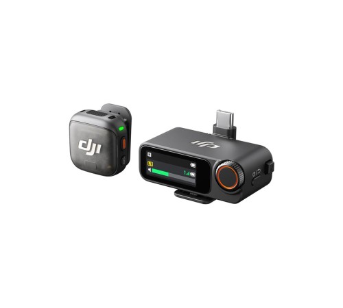 Беспроводной микрофон DJI Mic 3 (1 TX + 1 RX), черный