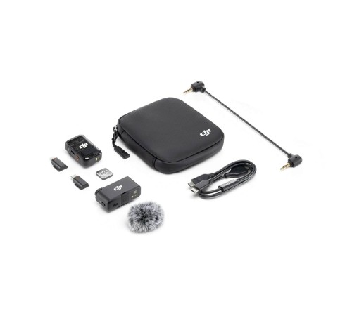 Беспроводной микрофон DJI Mic 2 (1 TX + 1 RX), черный