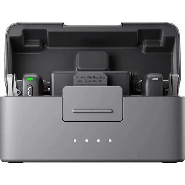 Беспроводной микрофон DJI Mic mini (2 TX + 1 RX+Charging Case), черный