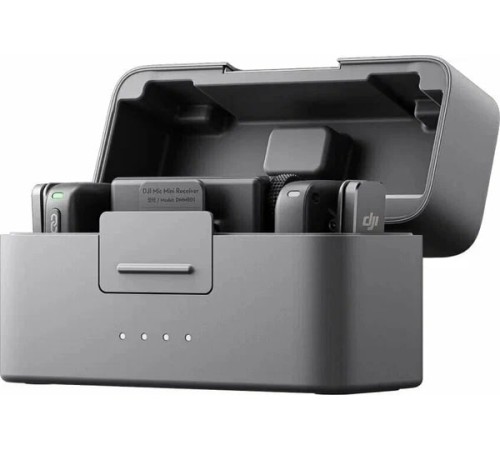 Беспроводной микрофон DJI Mic mini (2 TX + 1 RX+Charging Case), черный