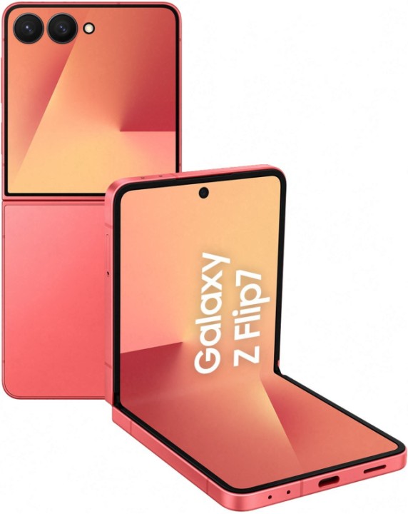 Смартфон Samsung Galaxy Z Flip7 12/256 ГБ, Dual: nano SIM + eSIM, коралловый