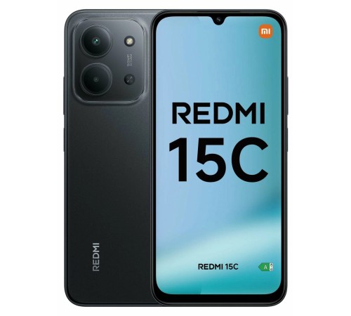 Смартфон Xiaomi Redmi 15C 4/128 ГБ RU, 4G, NFC, Dual nano SIM, черный