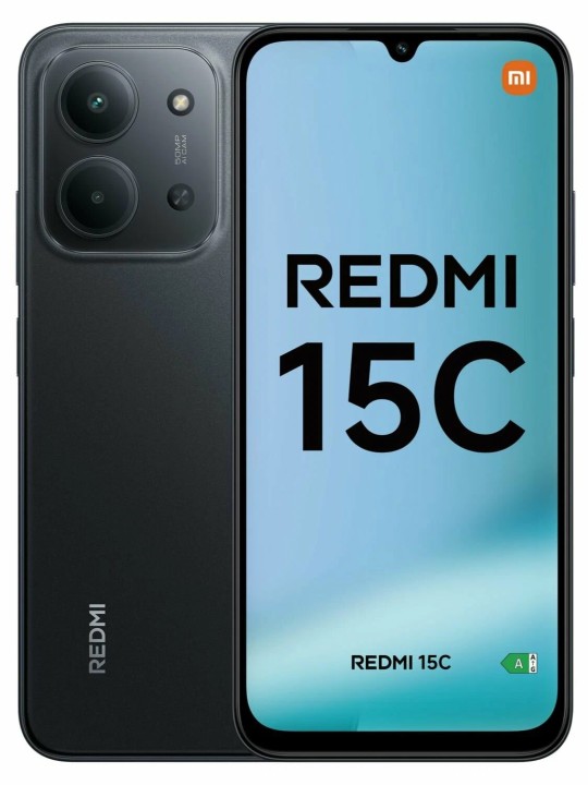 Смартфон Xiaomi Redmi 15C 4/128 ГБ RU, 4G, NFC, Dual nano SIM, черный