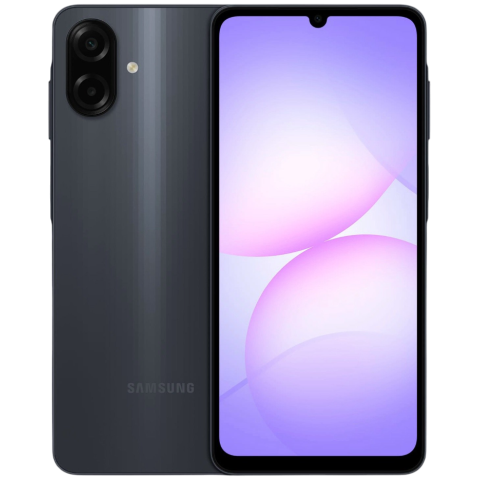 Смартфон Samsung Galaxy A07 4/64 ГБ Черный