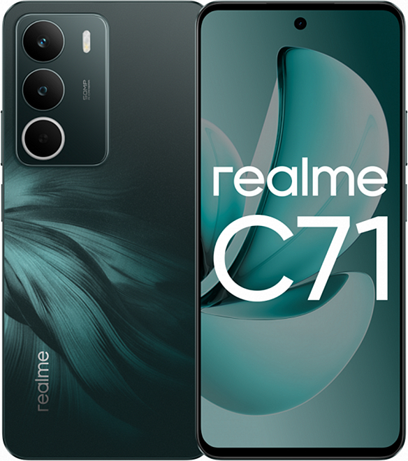 Смартфон Realme C71 6/128 ГБ, зеленый