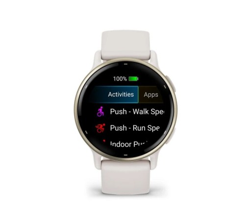 Умные часы Garmin Vivoactive 5, Cream Gold Ivory (010-02862-11)