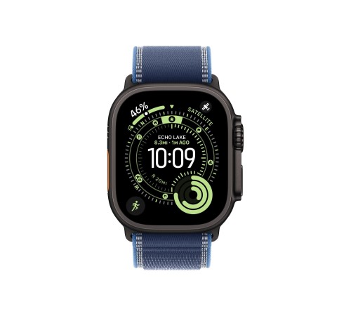 Умные часы Apple Watch Ultra 3 (2025) GPS + Cellular, 49 мм, Black Titanium Case with Blue/Bright Blue Trail Loop, M/L