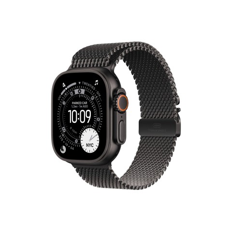 Умные часы Apple Watch Ultra 3 (2025) GPS + Cellular, 49 мм, Black Titanium Case with Black Titanium Milanese Loop, M